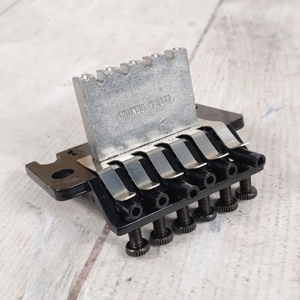 XtremeAmazing Double Lock Rose Electric Guitar Bridge Tremolo System Black NEW